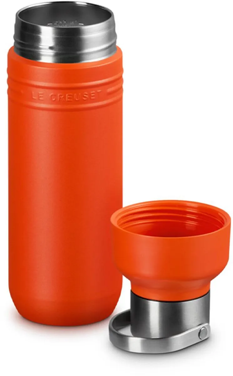 Le Creuset Drinkfles On The Go 0,5L - Oranje