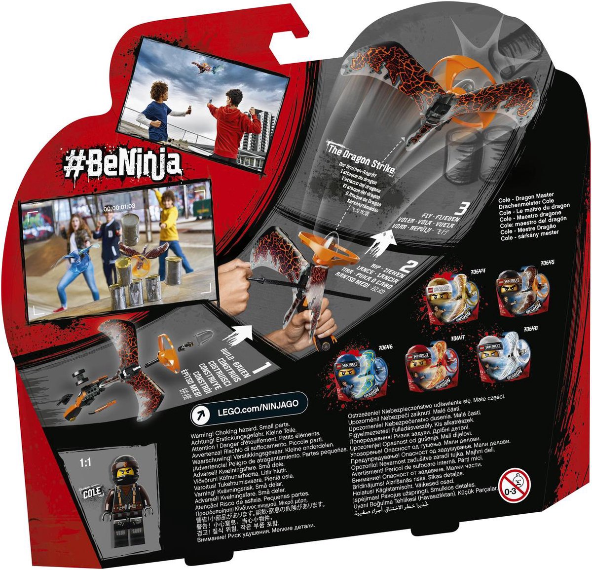 LEGO NINJAGO Drakenmeester Cole - 70645