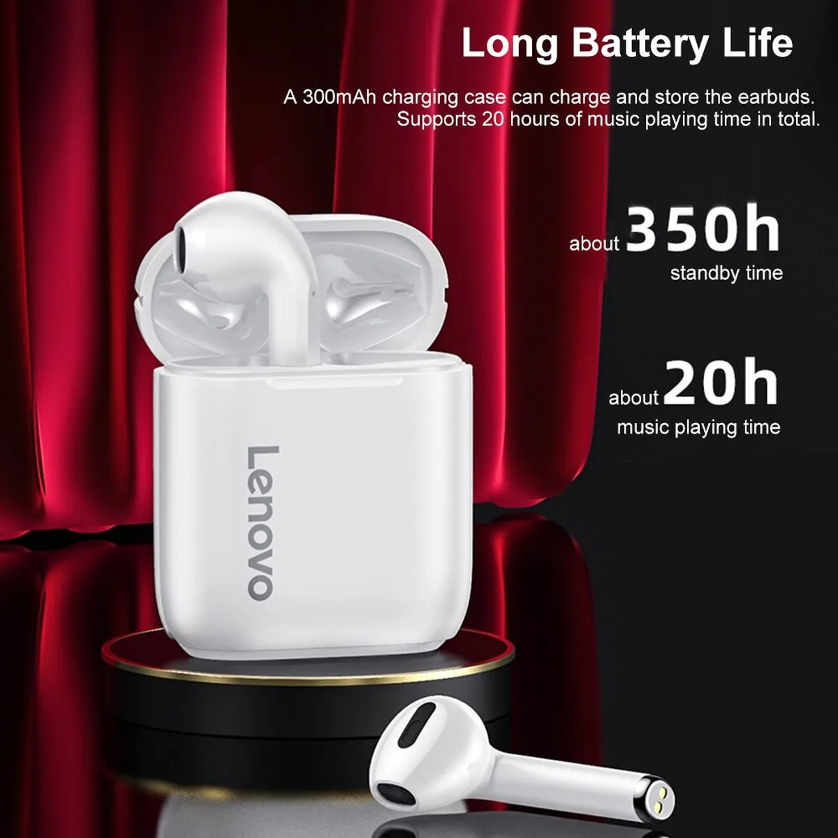 Lenovo LivePods LP2 Bluetooth Oordopjes - Wit
