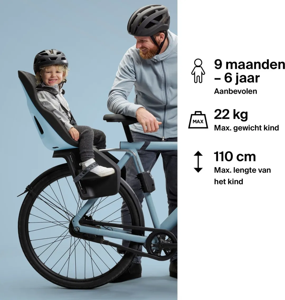 Thule Yepp Nexxt 2 Maxi Fietsstoeltje - Framebevestiging Grijs