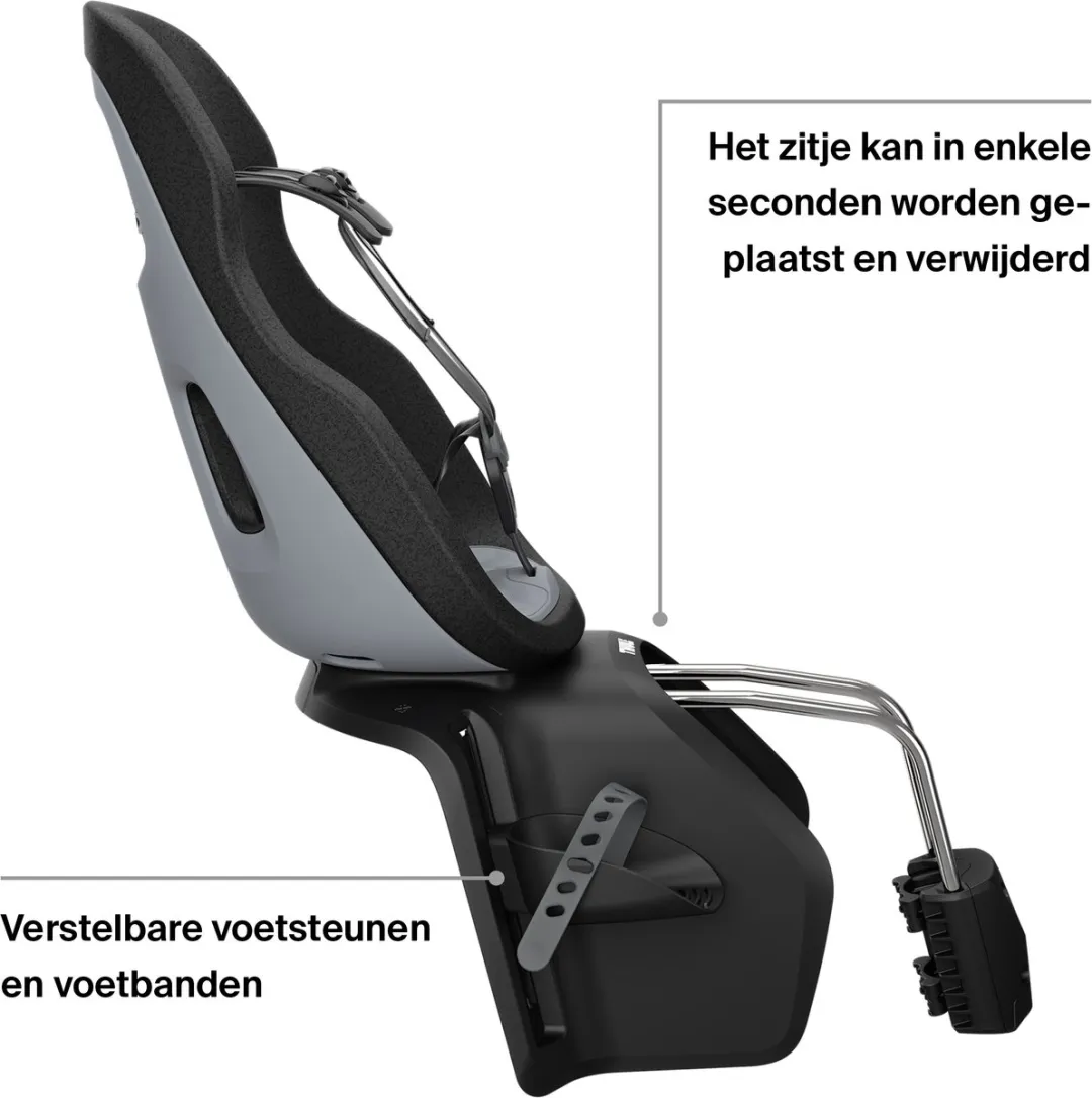 Thule Yepp Nexxt 2 Maxi Fietsstoeltje - Framebevestiging Grijs