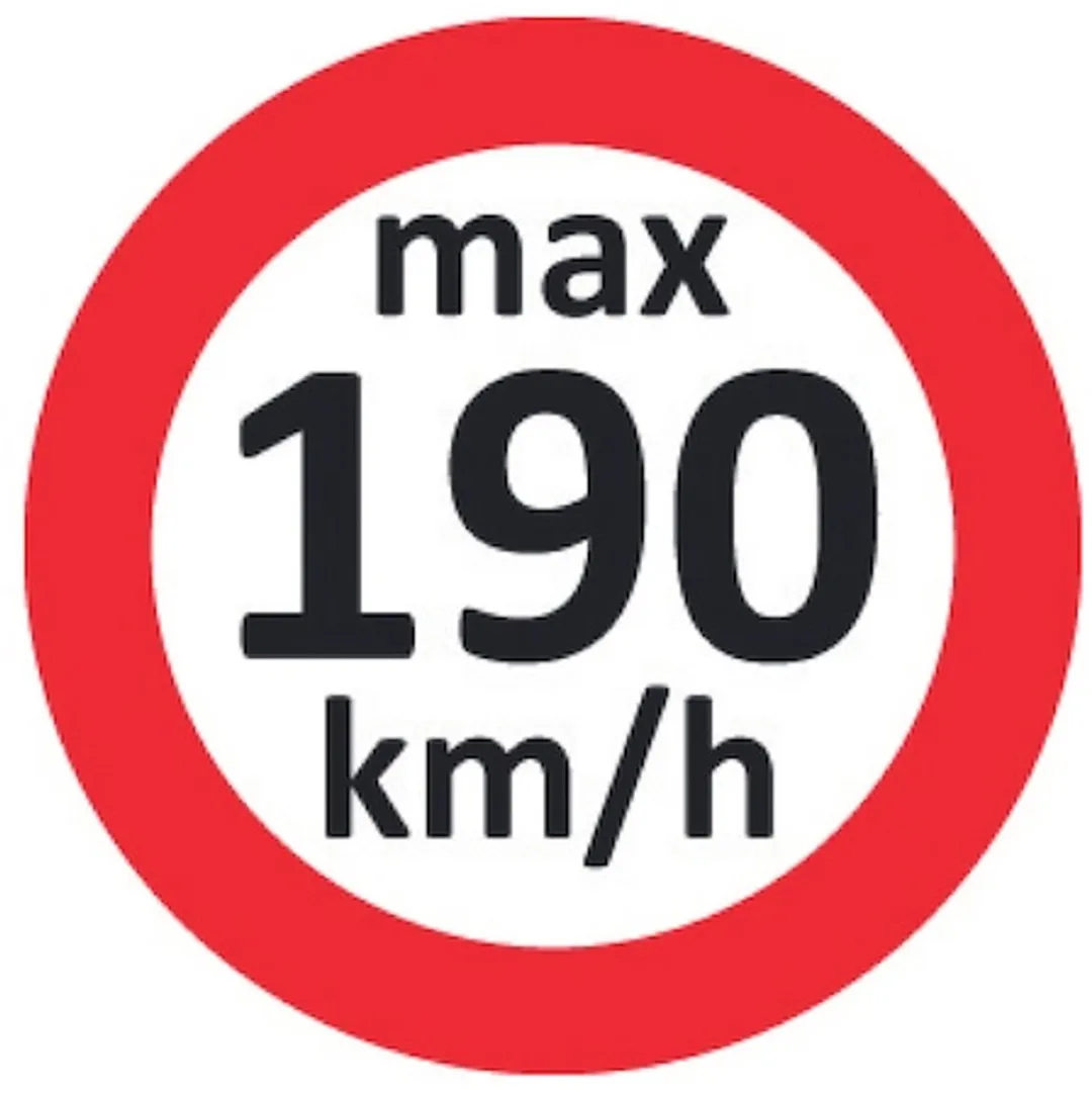 Würth Winterbanden Snelheidsstickers