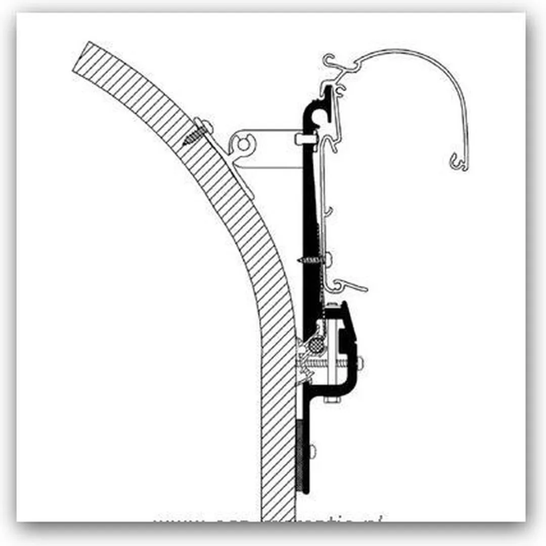 Thule Eriba Touring Adapter - 3 Stuks