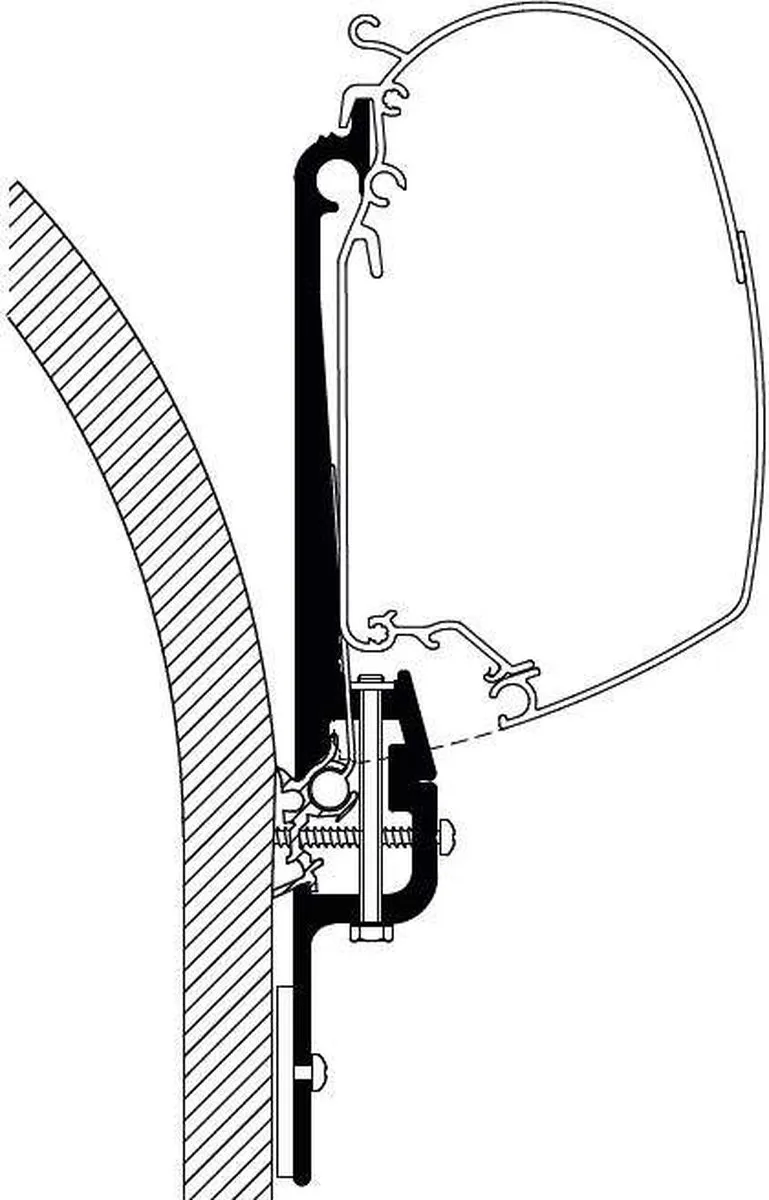 Thule Eriba Touring Adapter - 3 Stuks