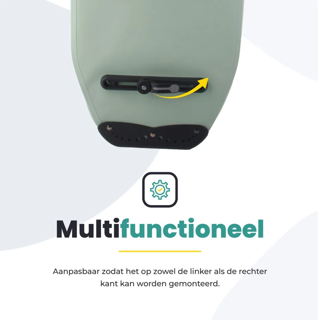 Voltano Luxe Fietstas 28L - Mint Groen