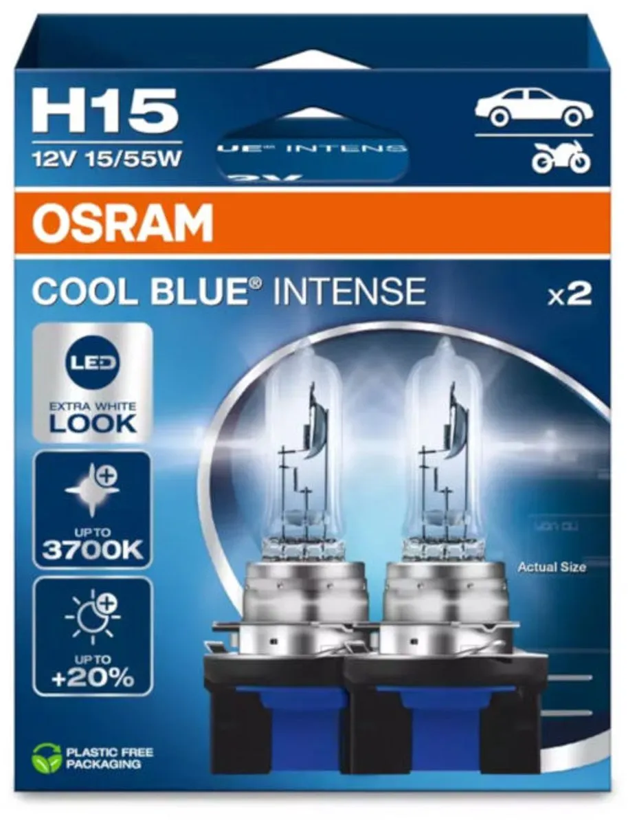 Osram Cool Blue Intense H15 64176CBN Set - 2 Stuks