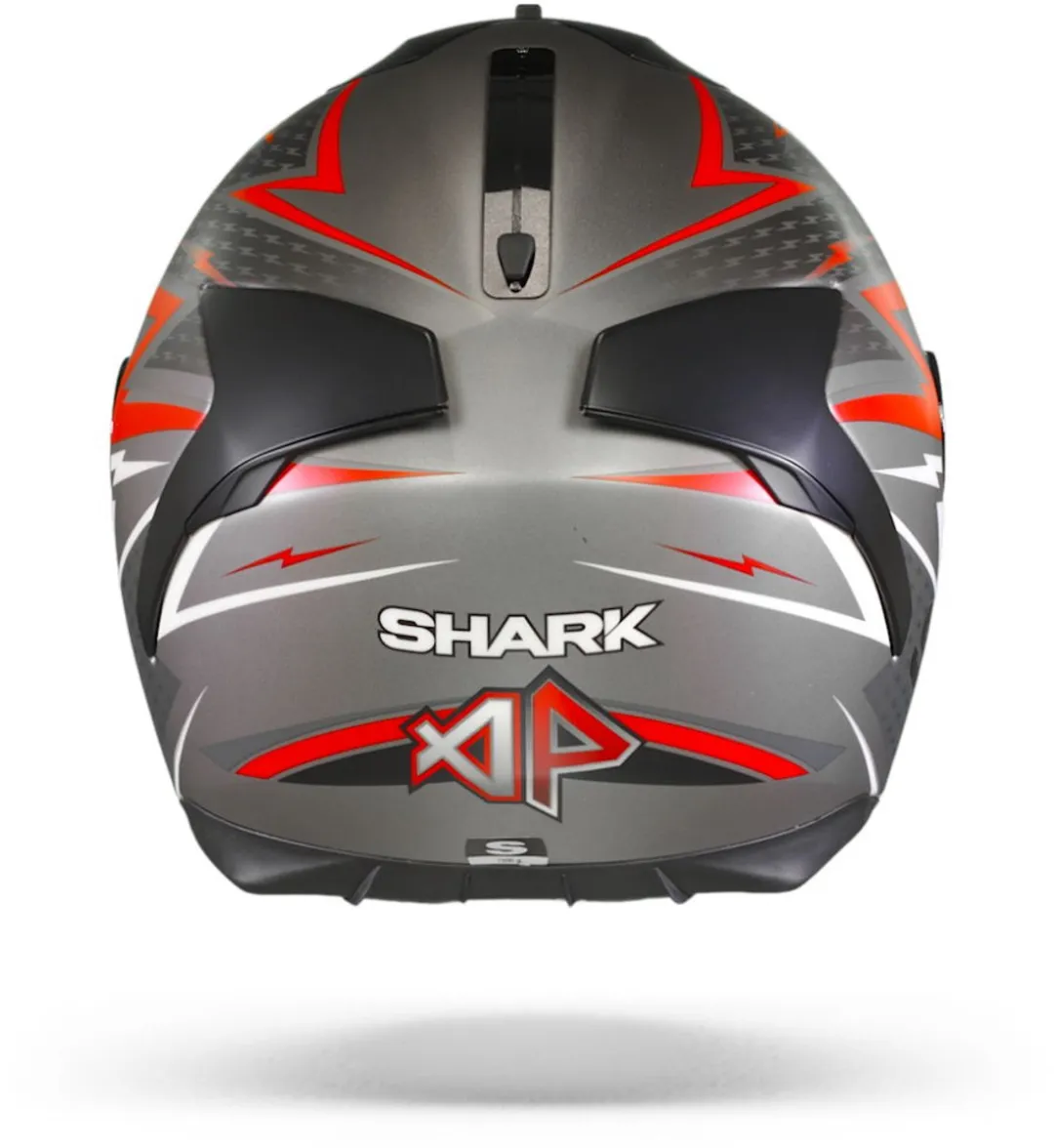 Shark Spartan 1.2 Motorhelm - Mat Antraciet Rood - Maat S