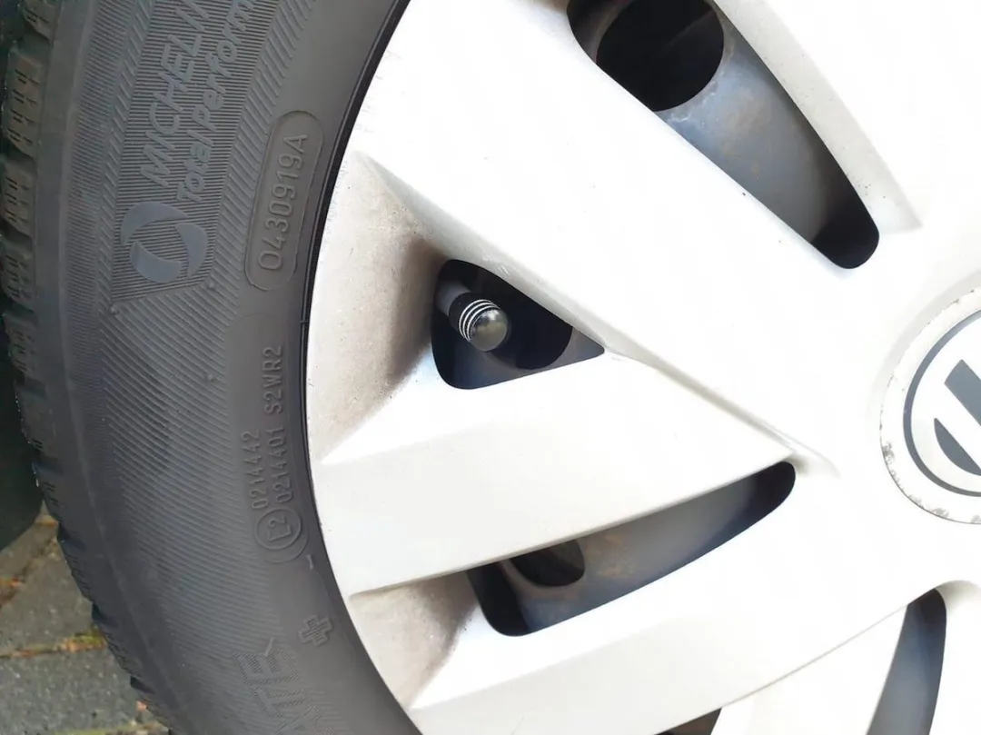 Dunlop Ventieldoppen - Aluminium - 4 Stuks - Zwart