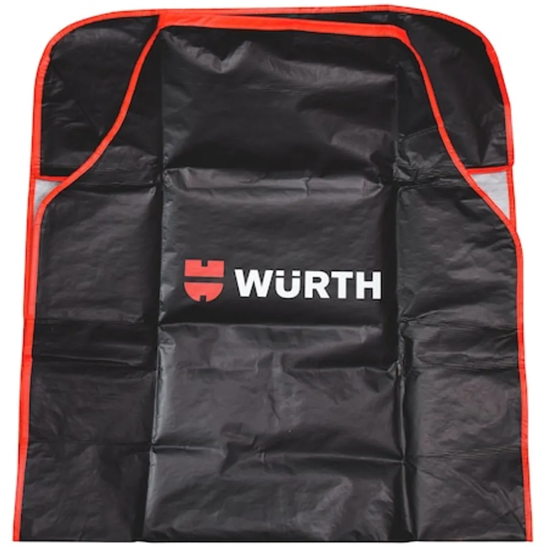 Würth Stoelbeschermer Gerecycled PET - Zwart/Rood