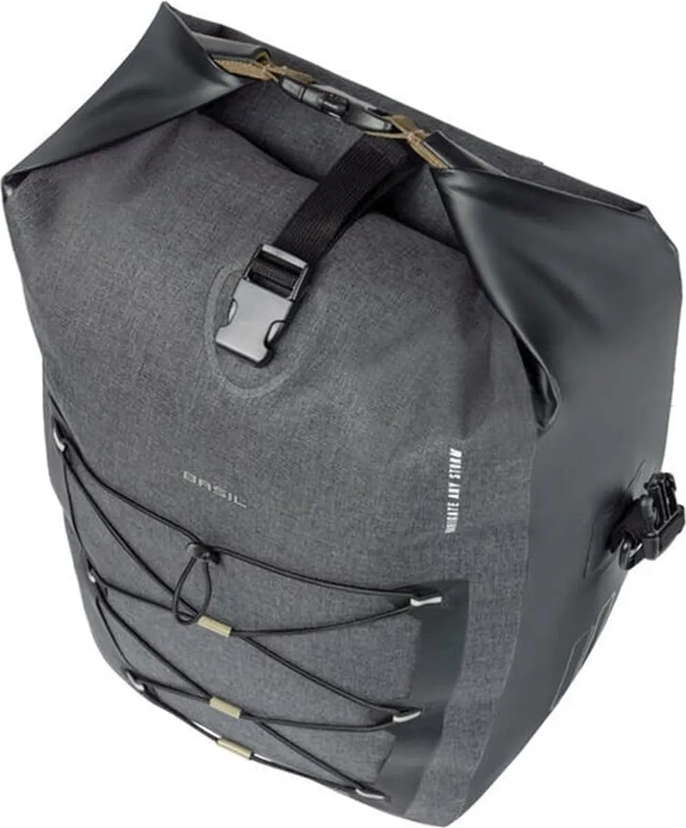 Basil Navigator Storm M Enkele Fietstas 15L - Zwart