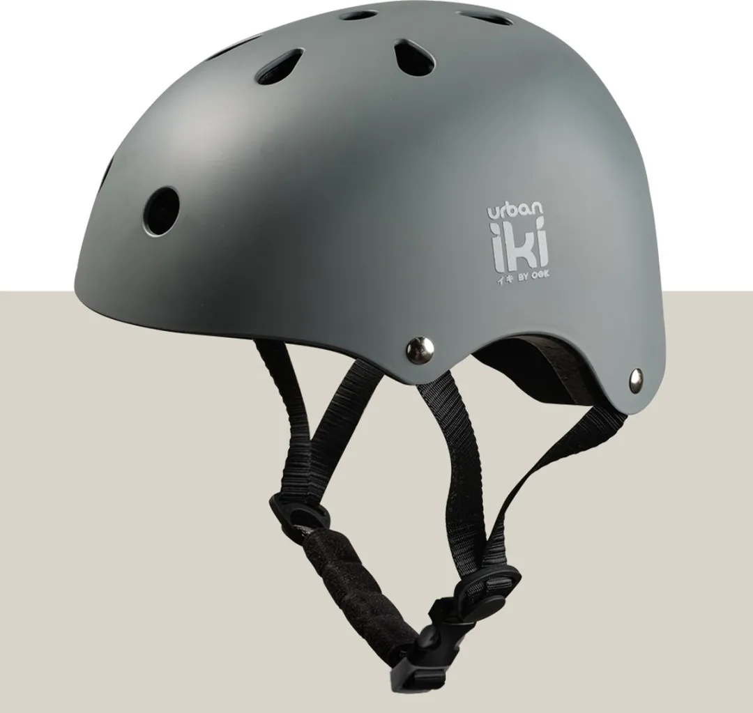 Urban Iki Ishikoro Grey Fietshelm - M