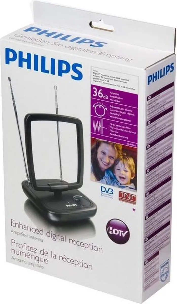 Philips SDV5120 Digitale TV-antenne - Noir