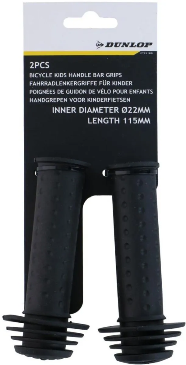 Dunlop Handgrepen 115mm - Zwart - afbeelding 2 van 3