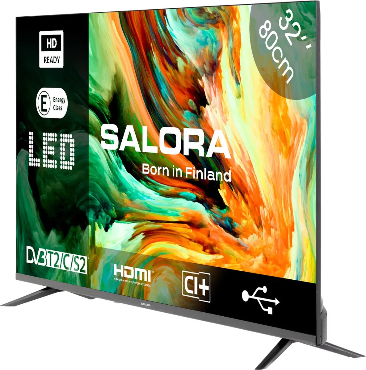 Salora LEDTV32 32 Inch LED TV - Zwart
