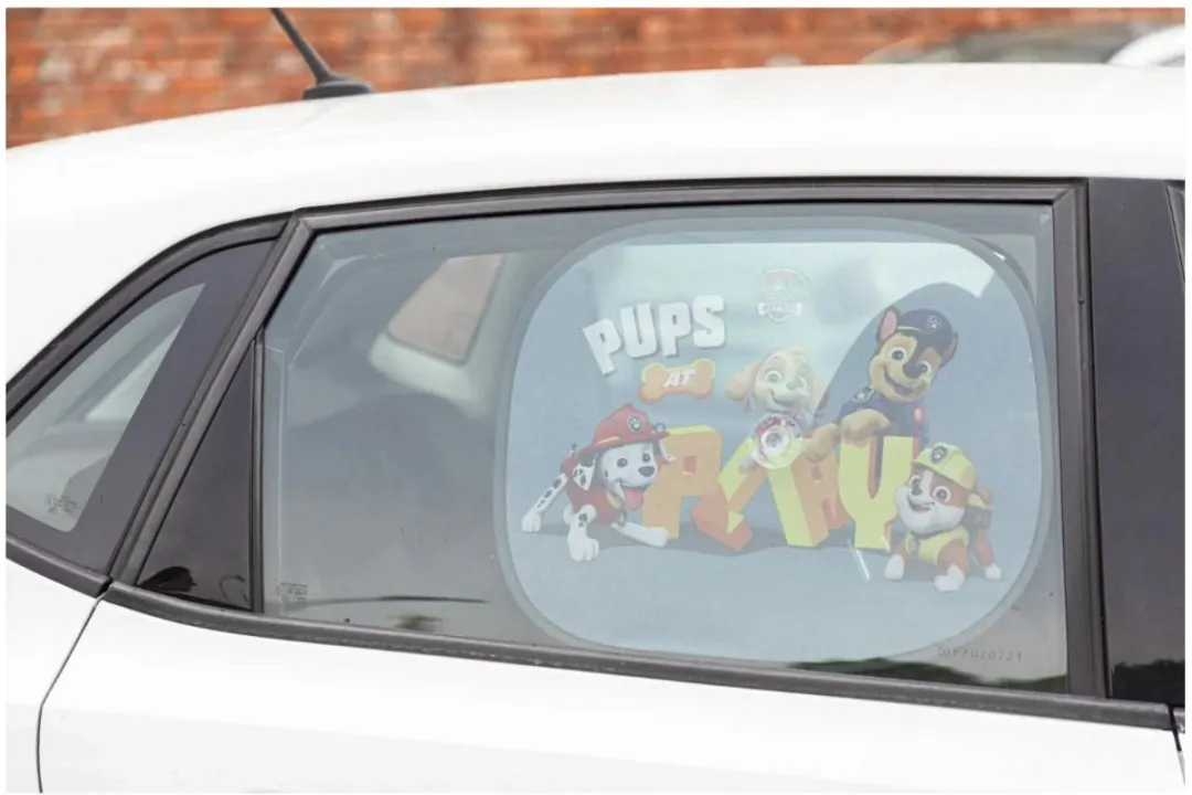 Nickelodeon Paw Patrol Auto Zonnescherm - 2 Stuks Blauw