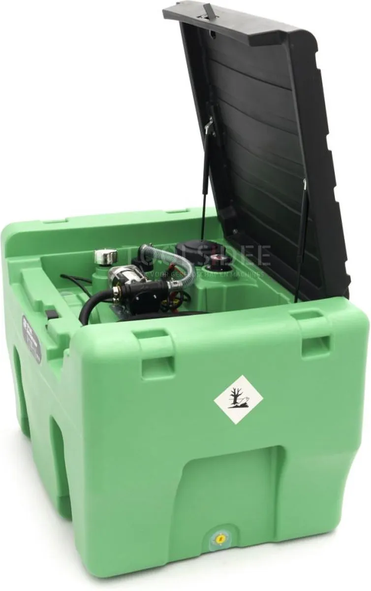 HBM 12V Benzinepomp 330L met Tank en Deksel - afbeelding 3 van 6
