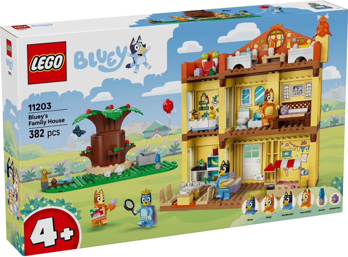 LEGO Bluey Huis van Bluey en Familie Speelset 11203 - 382 Stukken