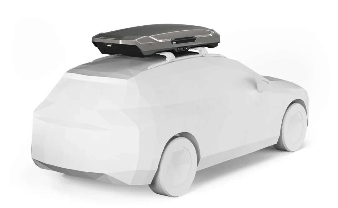 Thule Motion 3 XL Dakkoffer - 400L - 75kg - Titan Glossy