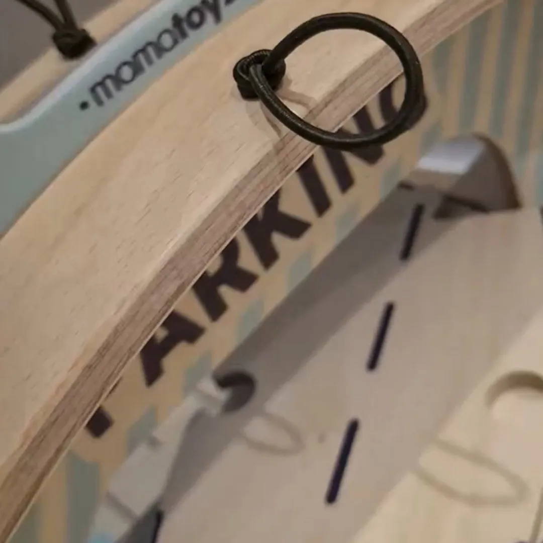Mamatoyz Houten Speelgoedgarage Naturel
