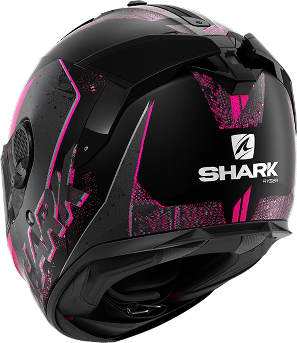 Shark Spartan GT RYSER Motorhelm - Mat Zwart XL