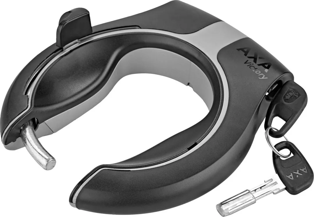 AXA Victory Frameslot met Insteekketting 100cm - Zwart