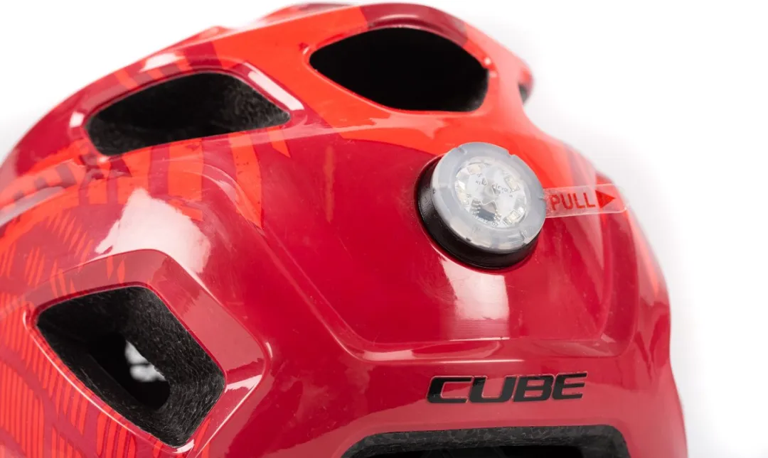 CUBE Fietshelm Ant - Kinderhelm - 11 Ventilatiegaten - SNAP 360 CUBE fit-systeem - X-Lock-montagesysteem - EPS Double In-Mould - 49-55 cm - S - Rood