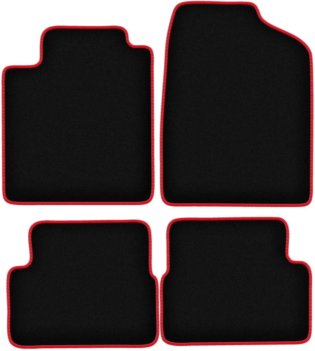 Toyota Celica VIII Automatten - 4 Stuks - Rood/Zwart