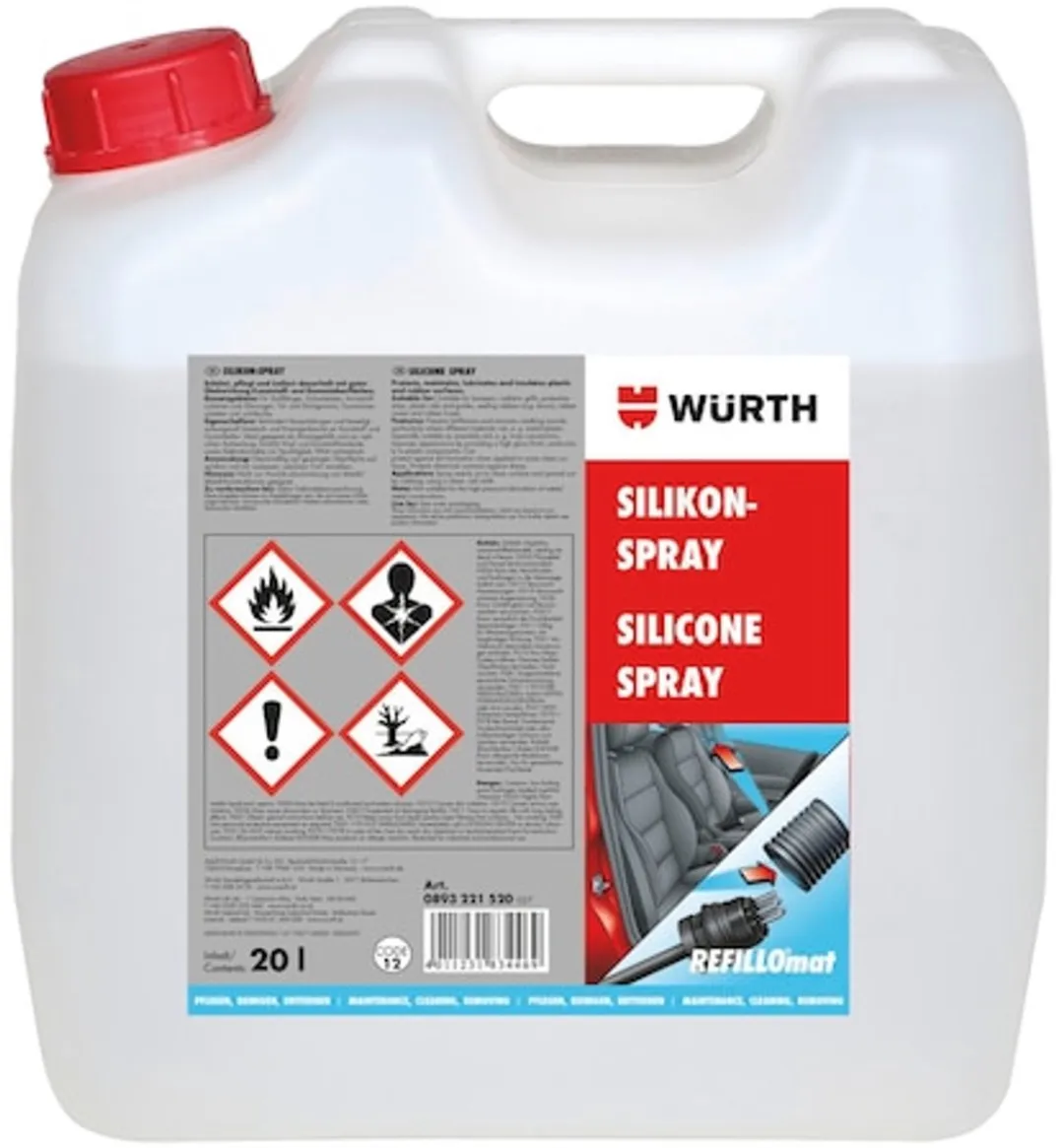 Würth Siliconenspray 20L