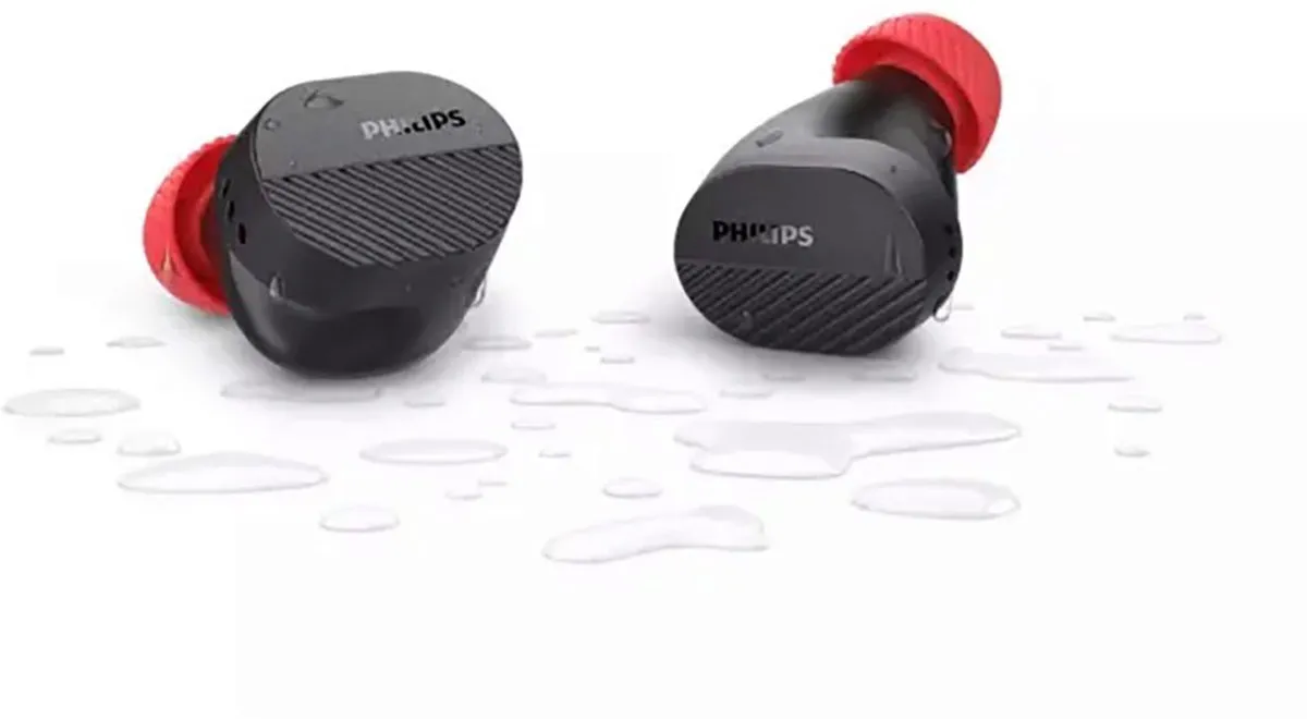 Philips TAA5508BK/00 True Wireless In-Ear Headset - Zwart/Rood