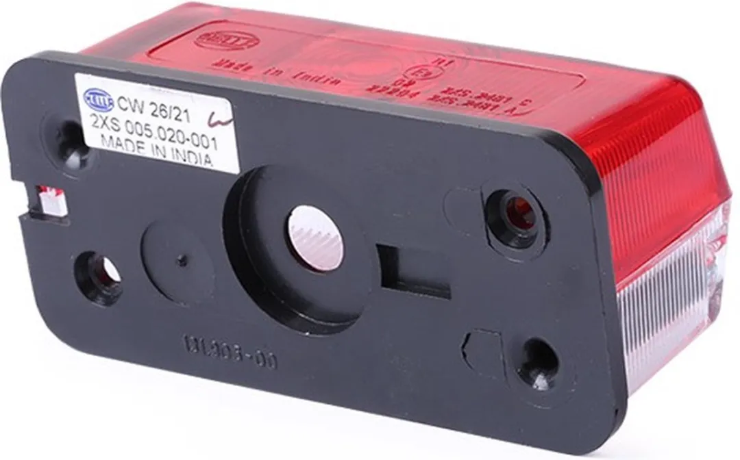 Hella Zijmarkeringslicht Rood/Wit 92x42x37mm - afbeelding 3 van 3