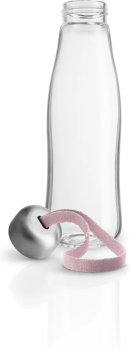Eva Solo Drinkfles 500ml Glas Rose Quartz - 575046