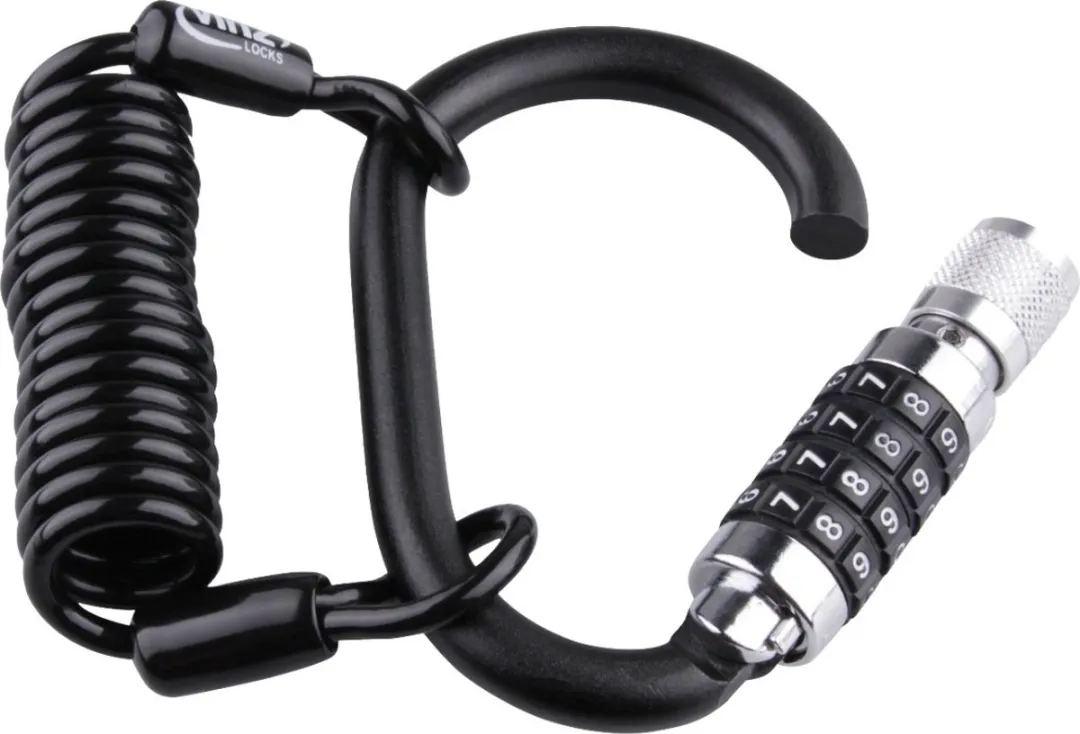 VINZ Shasta Kabelslot 120cm - Zwart