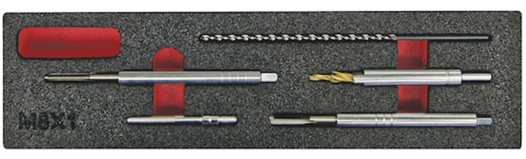 Würth Uitboor- en Verwijderingsset Gloeibougies M8 x 1.0 - 5-delig
