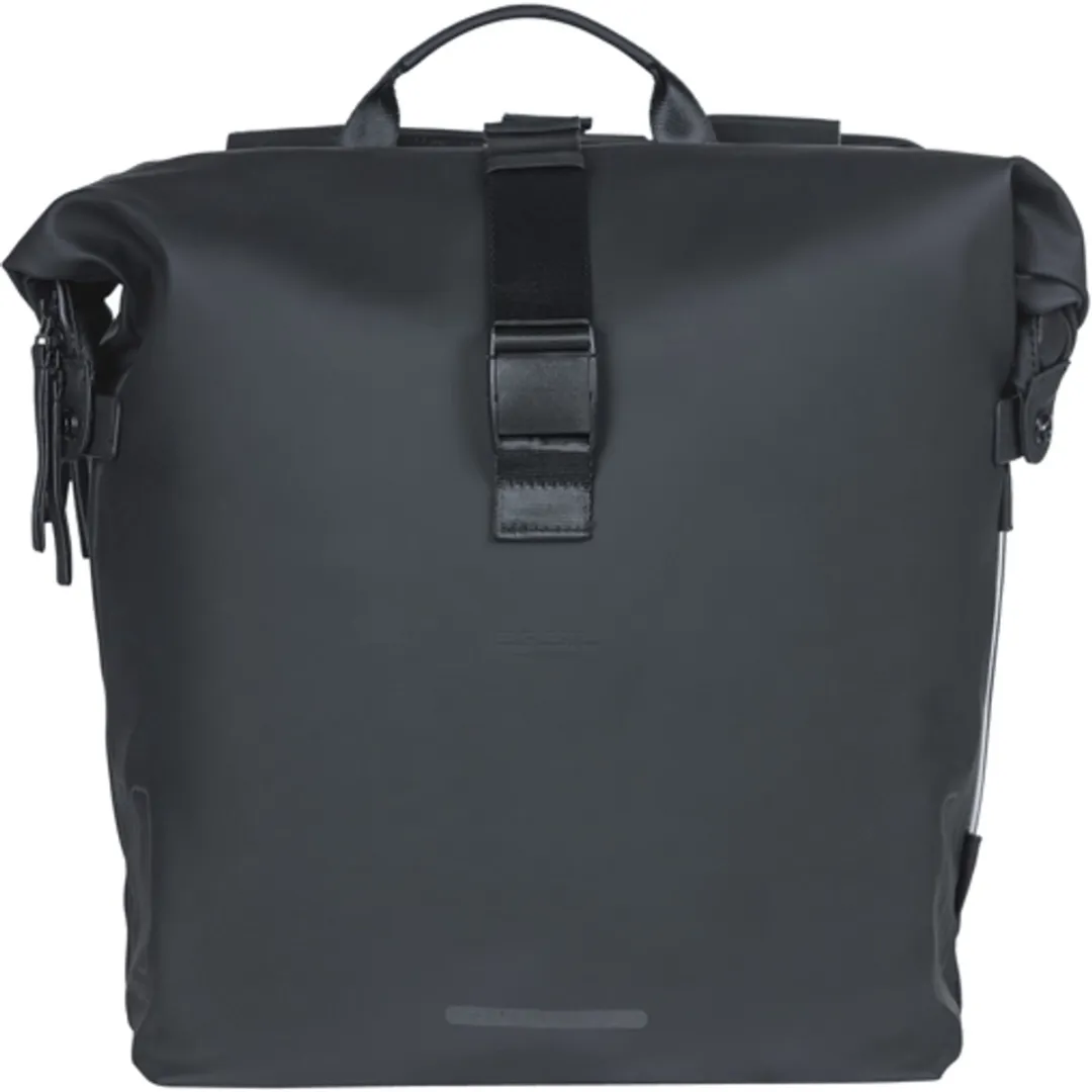 Basil SoHo Dubbele Fietstas - 41L - Zwart - Incl. LED-verlichting