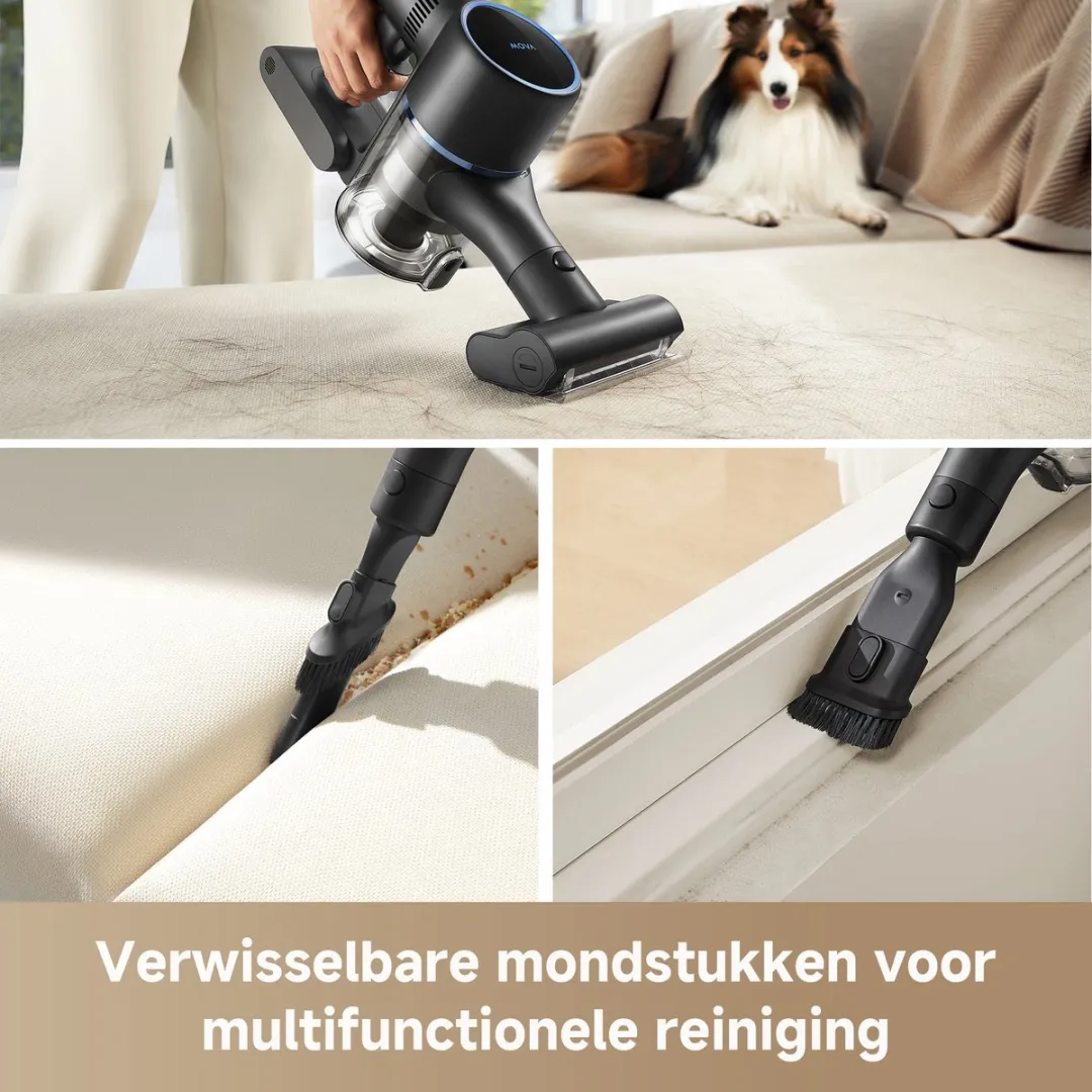 Mova S4 Detect - Draadloze Steelstofzuiger 200W