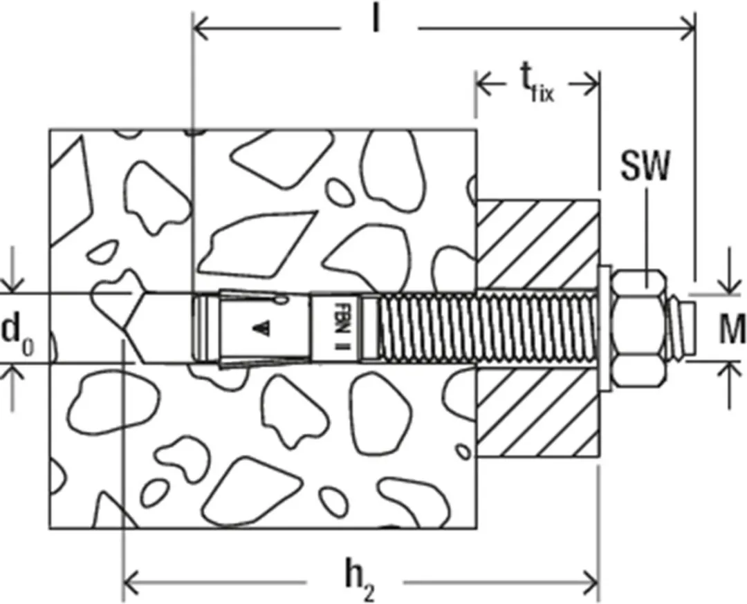 Fischer FBN II M10x96mm Ankerbout