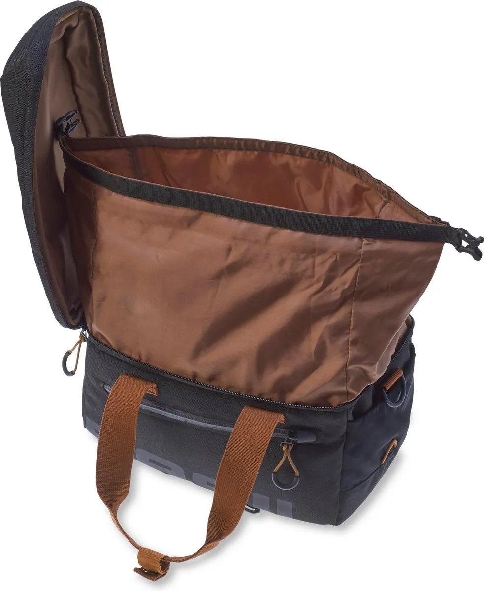Basil Miles Trunkbag MIK Bagagedragertas - 7L - Zwart/Grijs