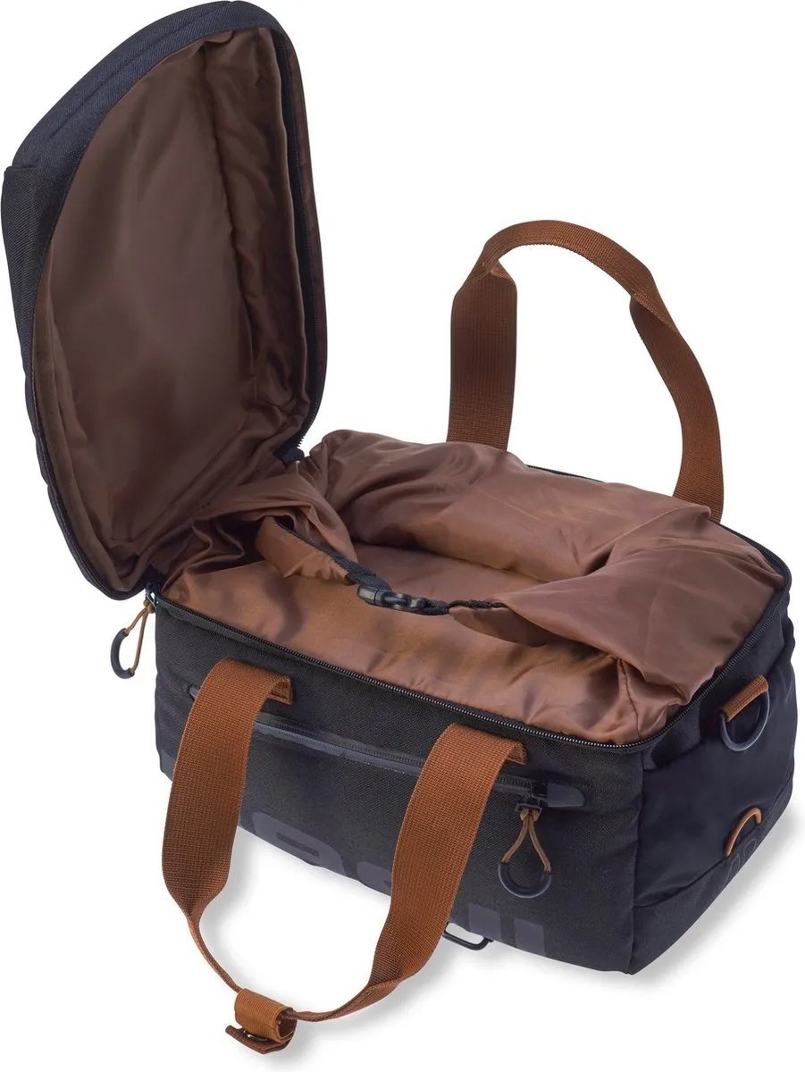 Basil Miles Trunkbag MIK Bagagedragertas - 7L - Zwart/Grijs