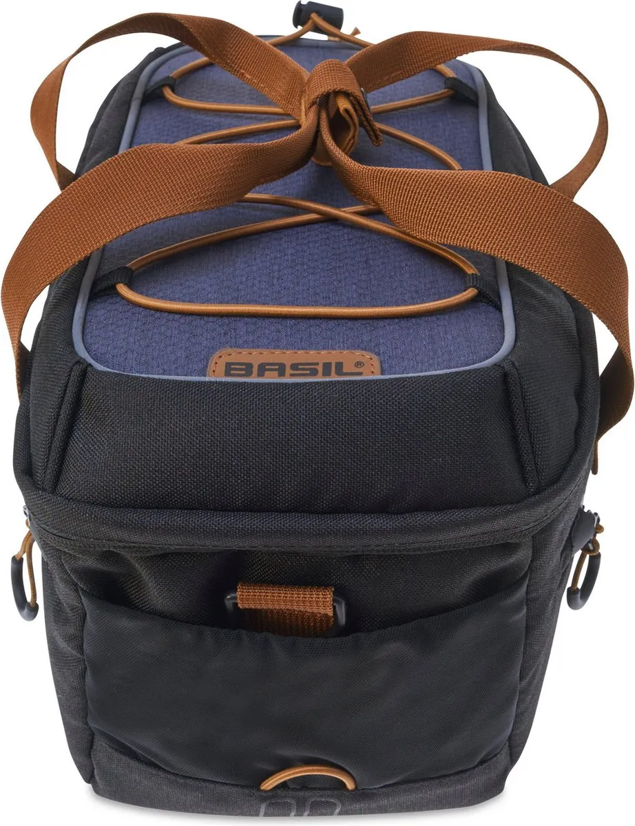 Basil Miles Trunkbag MIK Bagagedragertas - 7L - Zwart/Grijs