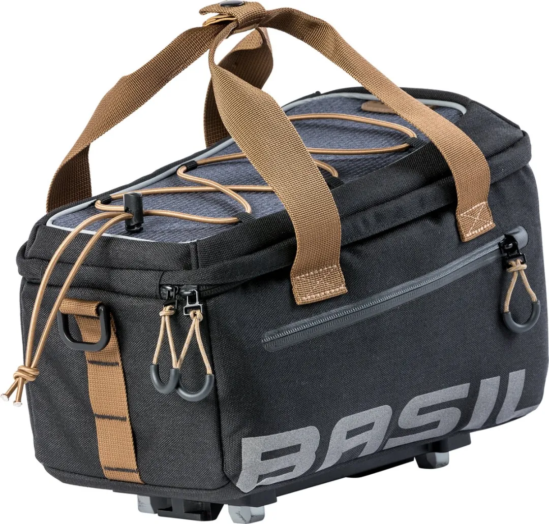 Basil Miles Trunkbag MIK Bagagedragertas - 7L - Zwart/Grijs