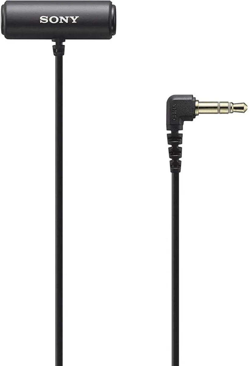 Sony ECM-LV1 Lavalier Microfoon - Zwart