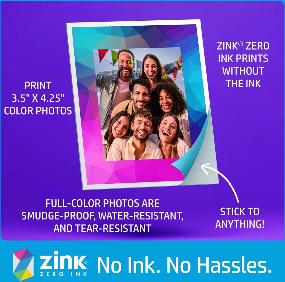 HP - Sprocket Photobooth - Wit - Instant Camera - Geschikt Voor Bruiloften of Feesten