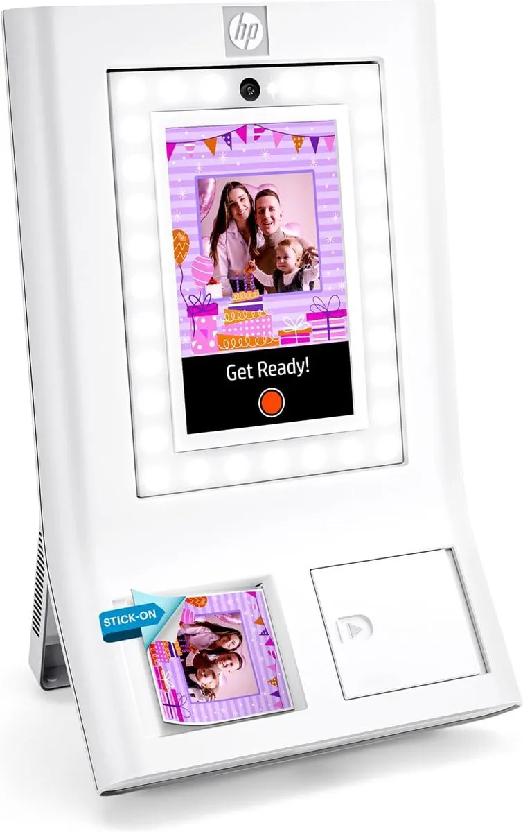 HP - Sprocket Photobooth - Wit - Instant Camera - Geschikt Voor Bruiloften of Feesten