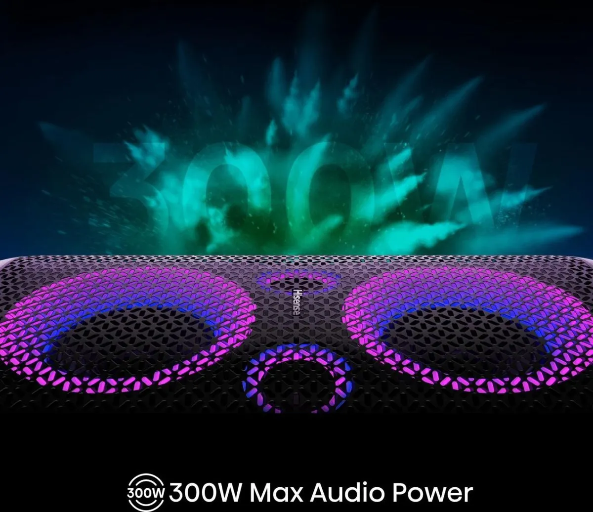 Hisense Party Storm 1 Feestluidspreker 300W - Zwart