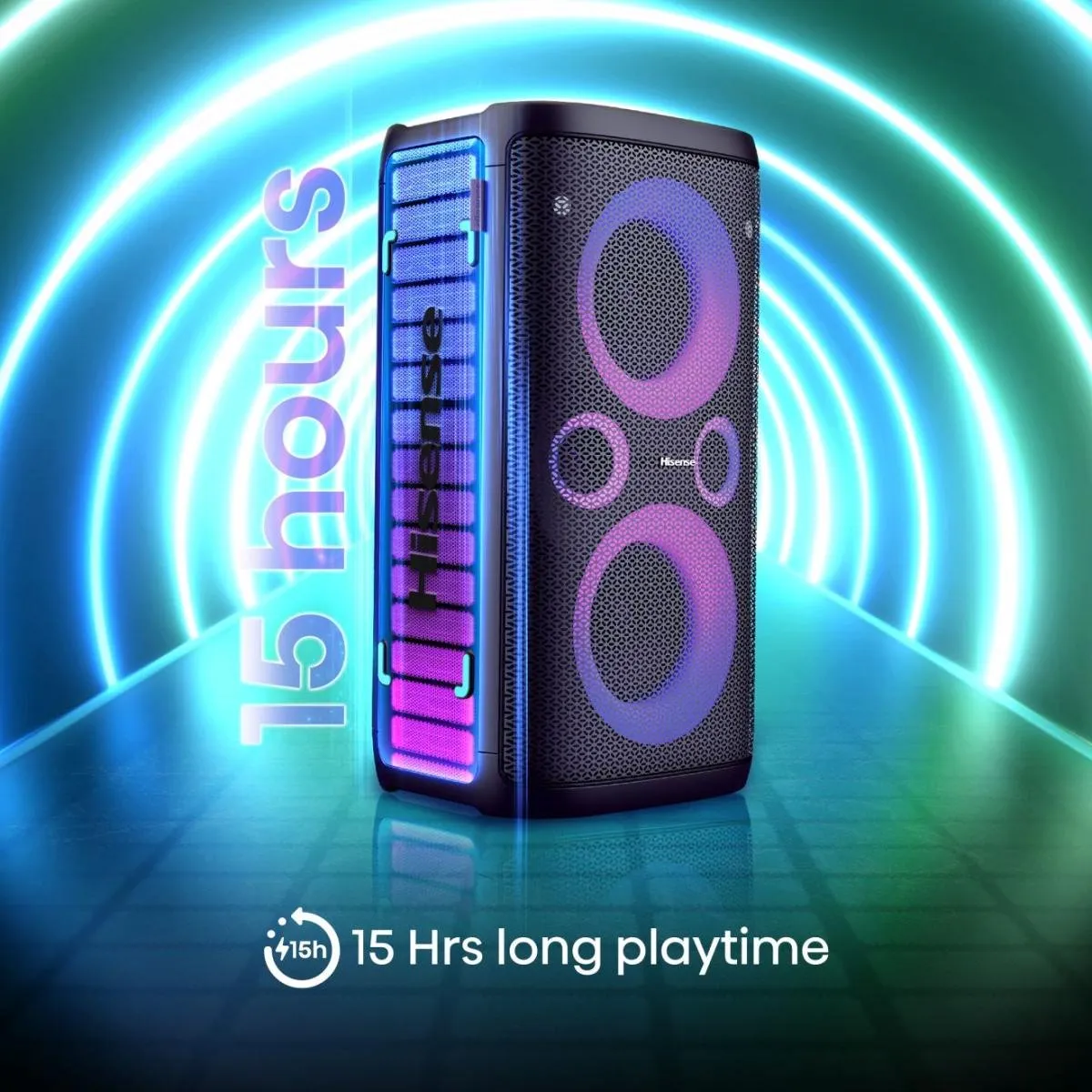 Hisense Party Storm 1 Feestluidspreker 300W - Zwart