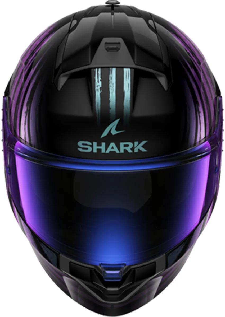 Shark Ridill 2 Assya KXK Integraalhelm - Maat M - Zwart Glitter
