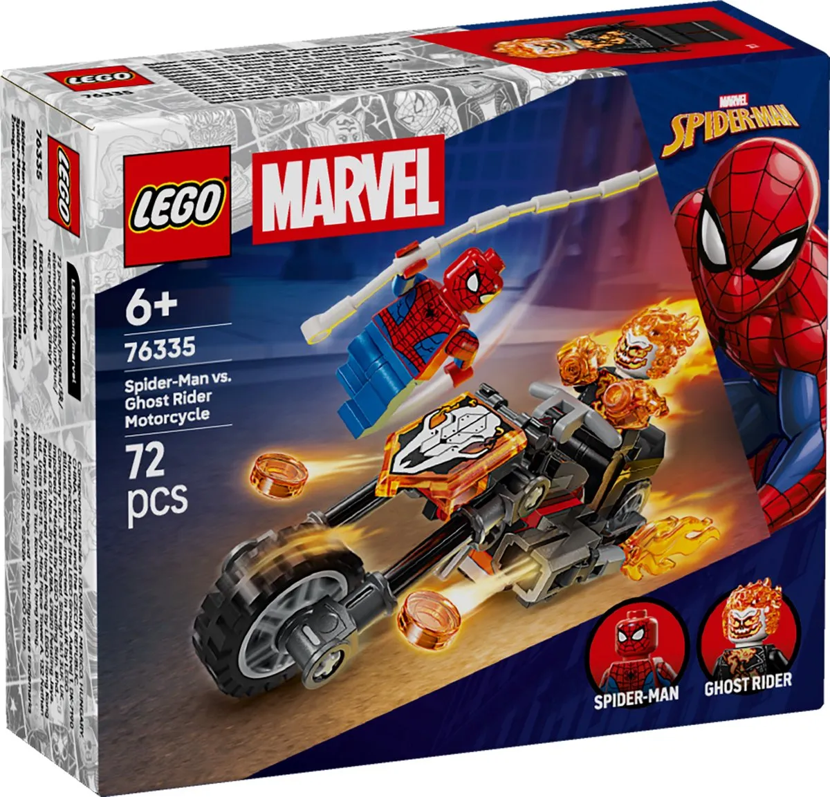 LEGO Marvel Spider-Man vs. Ghost Rider 76335 - 72 Onderdelen