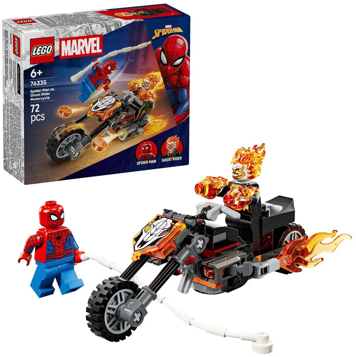 LEGO Marvel Spider-Man vs. Ghost Rider 76335 - 72 Onderdelen - afbeelding 6 van 6