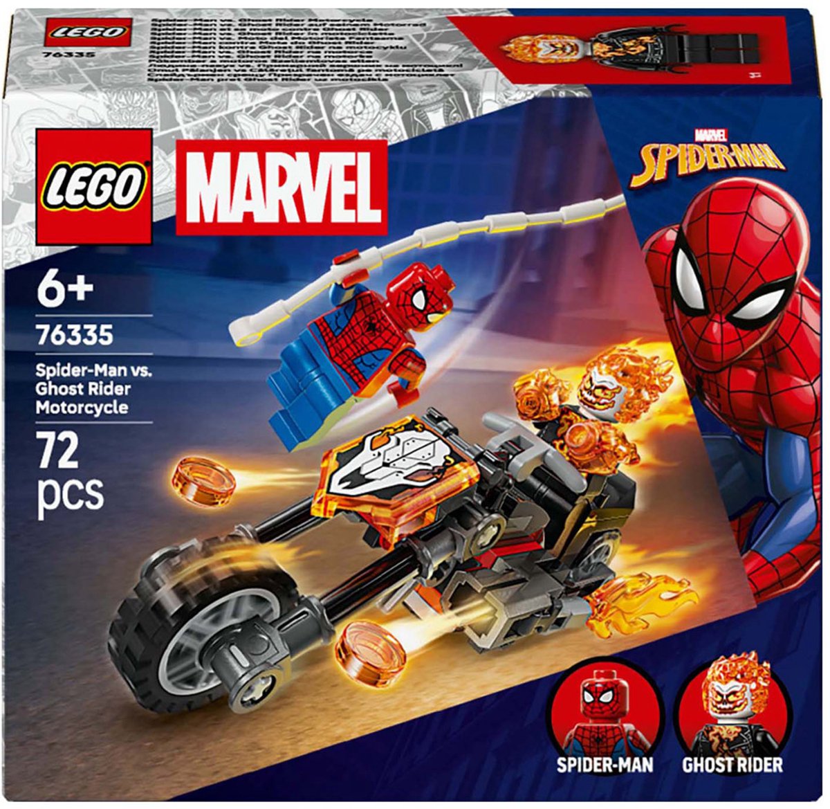 LEGO Marvel Spider-Man vs. Ghost Rider Motor Speelgoed - 76335