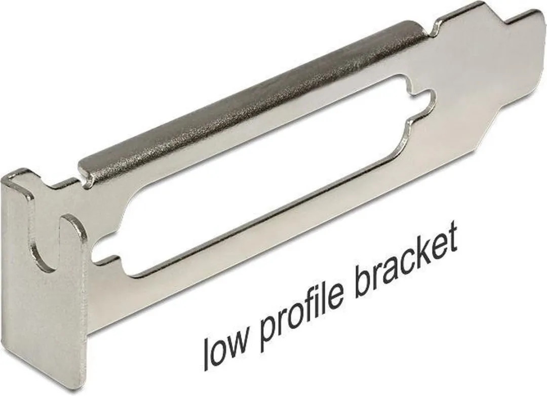 Delock Low Profile Slotbeugel D-Sub 25